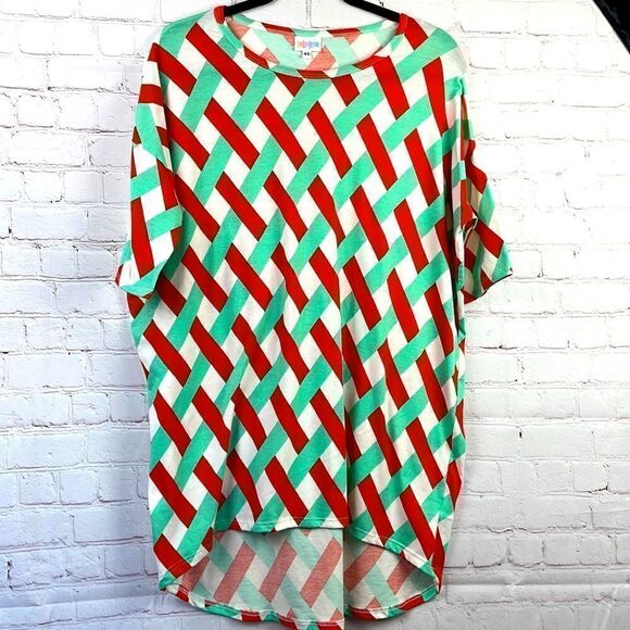 LuLaroe Irma Hi-Lo Tunic Style oversized top/shirt.  Women's XS - Picture 1 of 7